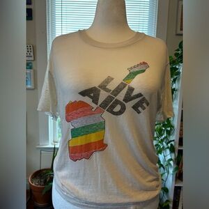 Live Aid Graphic Women's T-Shirt